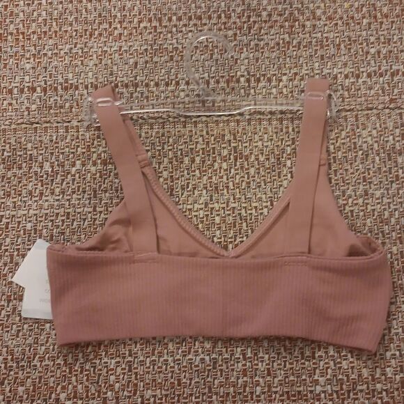New T&T Wide Strap Comfort Bra Mauve/Dark Pink Small New With Tags - Picture 4 of 5